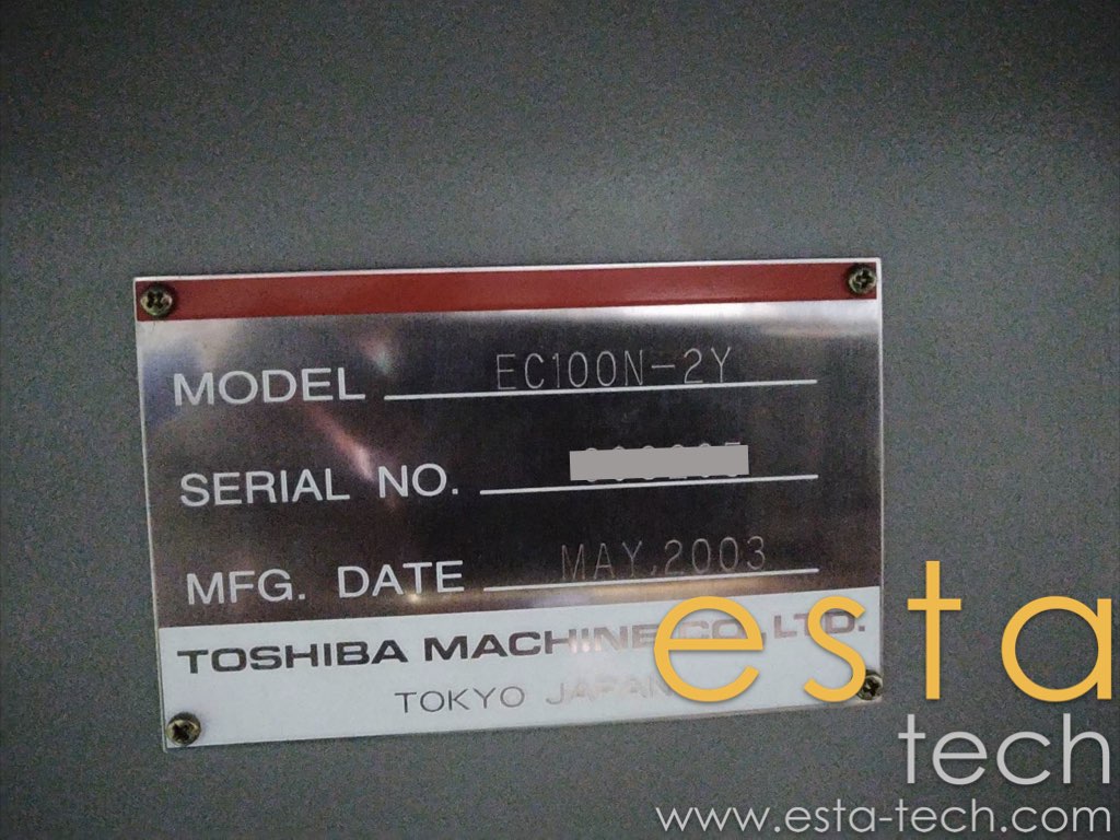 Toshiba EC100N Used All Electric Plastic Injection Moulding Machines (2002 & 2003)