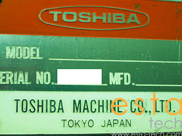 TOSHIBA IS220E-9A (YR 1983) Used Plastic Injection Moulding Machine