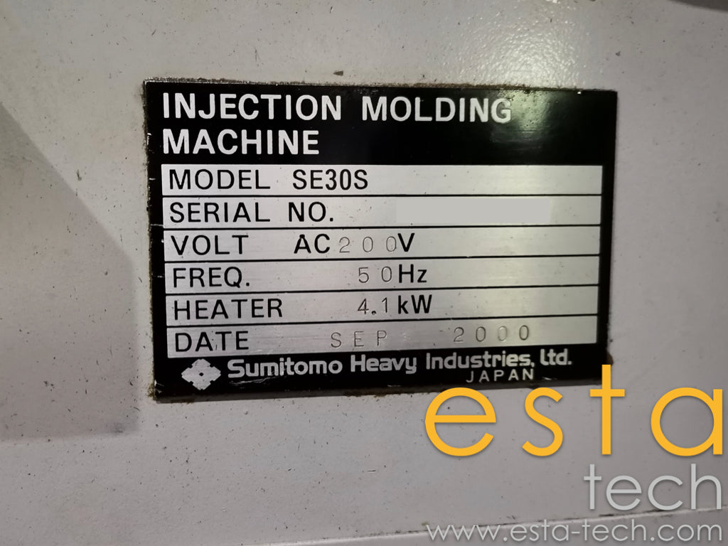 SUMITOMO SE30S (YR 2000) Used All Electric Plastic Injection Moulding Machine