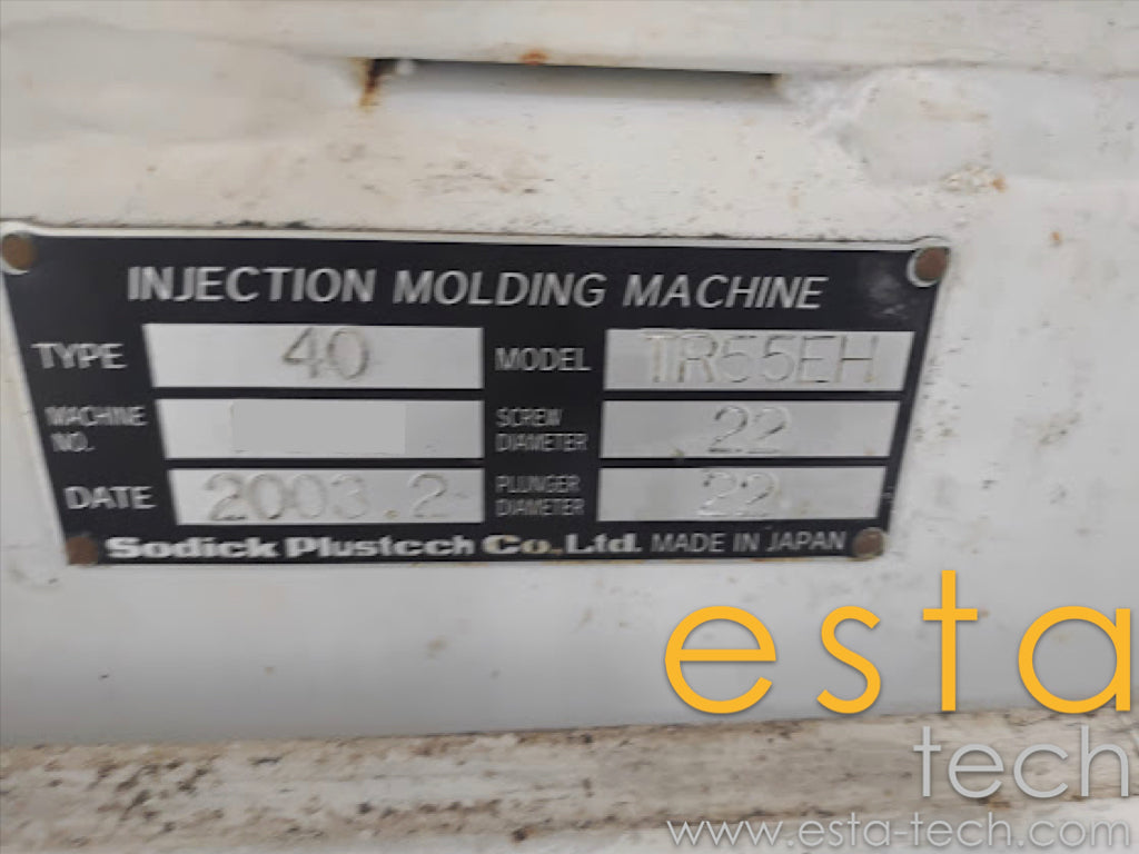 SODICK TR55EH Used Hybrid Plastic Injection Moulding Machines