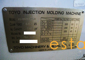 TOYO SI350III-J450 (YR 2005) Used All Electric Plastic Injection Moulding Machine