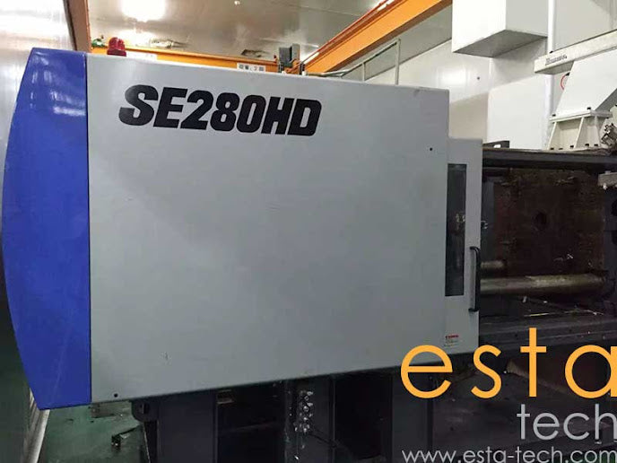 SUMITOMO SE280HD-C1100 (YR 2008) Used All Electric Plastic Injection Moulding Machine