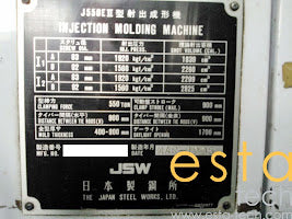 JSW J550EII-I2 (YR 1995) Used Plastic Injection Moulding Machine