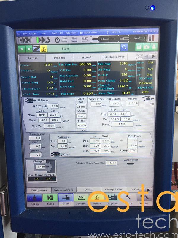 SUMITOMO SE180EV-C560 (YR 2013) Used All Electric Plastic Injection Moulding Machine