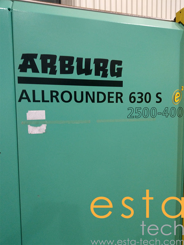 ARBURG ALLROUNDER 630S 2500-400 (YR 2013) Used Plastic Injection Moulding Machine
