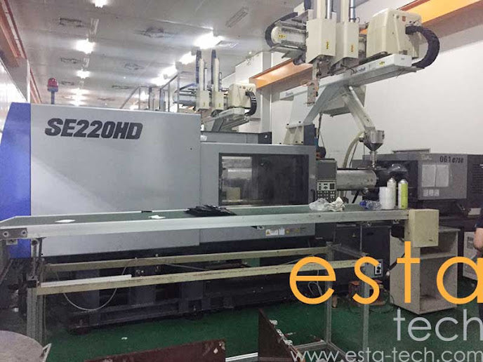 SUMITOMO SE220HD-C750 (YR 2008) Used All Electric Plastic Injection Moulding Machine