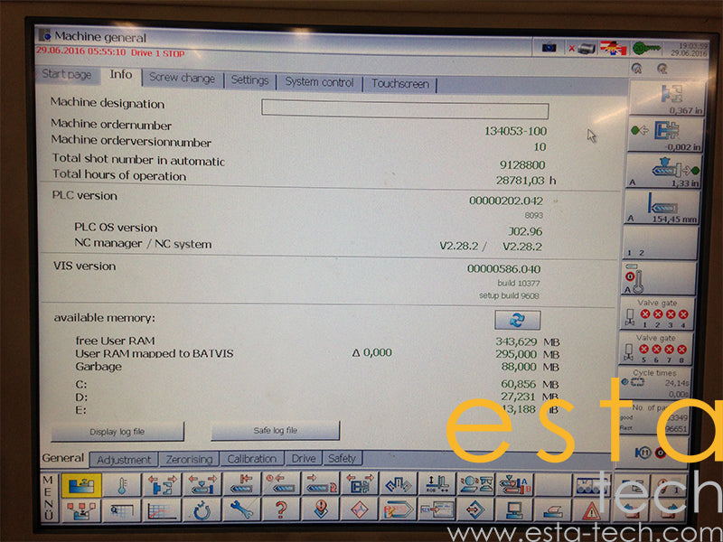 BATTENFELD ECOPOWER 300 (YR 2012) Used All Electric Plastic Injection Moulding Machine