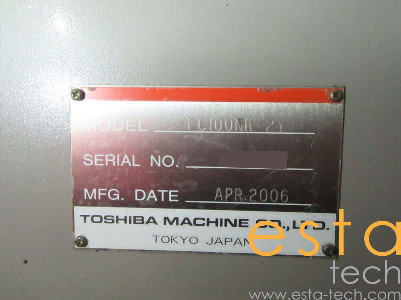 TOSHIBA EC100NII (YR 2006) Used All Electric Plastic Injection Moulding Machine