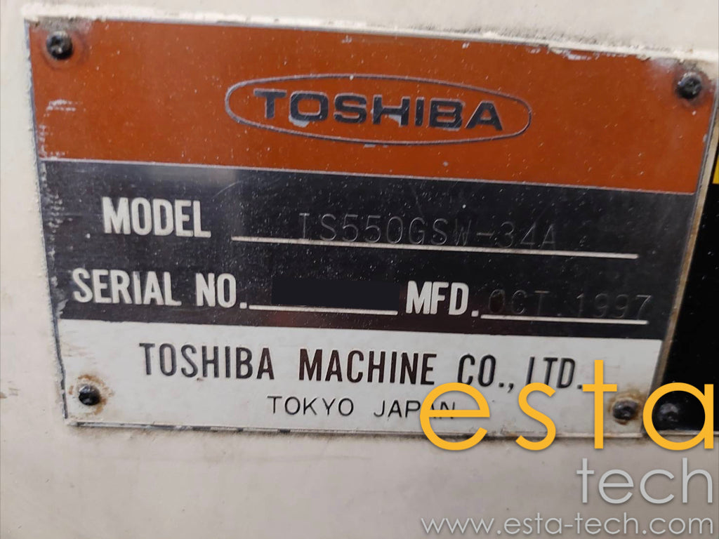 TOSHIBA IS550 (YR 1997) Used Plastic Injection Moulding Machine for sale