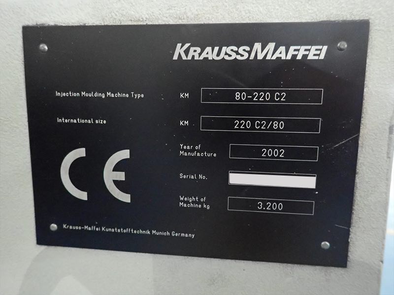 ARBURG, KRAUSS MAFFEI & BATTENFELD (YR 1995 - 2010) Used Plastic Injection Moulding Machine