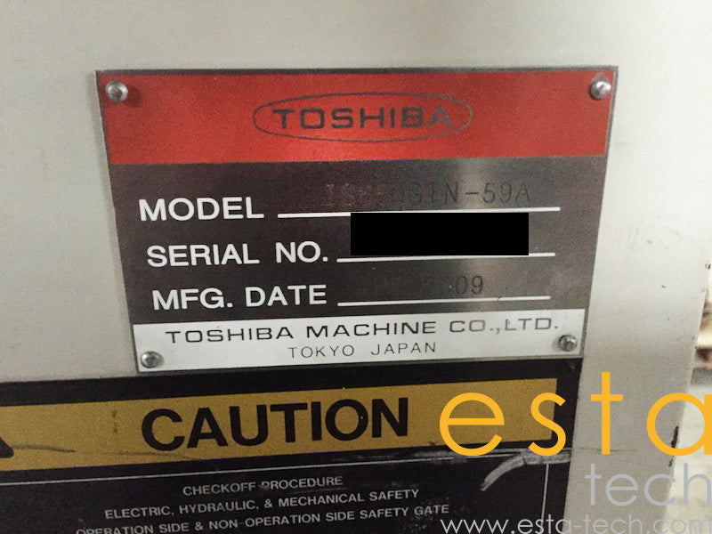 TOSHIBA IS650GTN-59A (YR 2009) Used Plastic Injection Moulding Machine