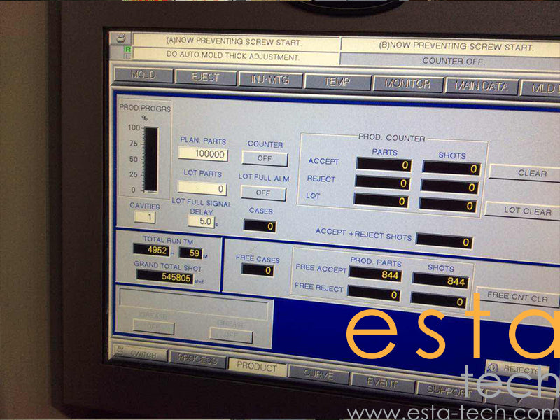 NISSEI DCE250-18E (YR 2011) Used Two Colour All Electric Plastic Injection Moulding Machine