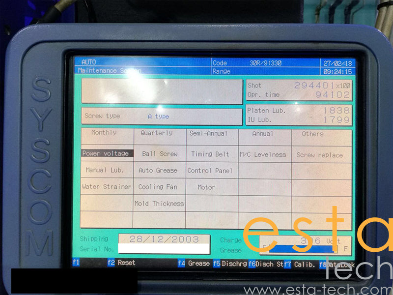 JSW J350ELIII-890H (YR 2003) Used All Electric Plastic Injection Moulding Machine