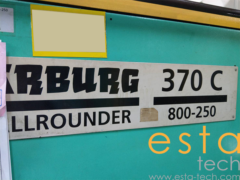 ARBURG 370C 800-250 (YR 2000) Used Plastic Injection Moulding Machine