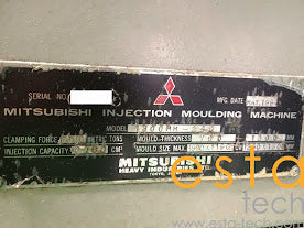 MITSUBISHI 1300MM-240 (YR 1994) Used Plastic Injection Moulding Machine