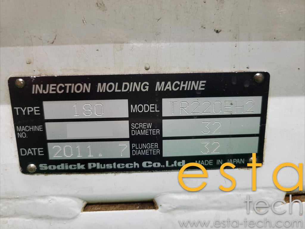 SODICK TR220EH2 (YR 2011) Used Plastic Injection Moulding Machine