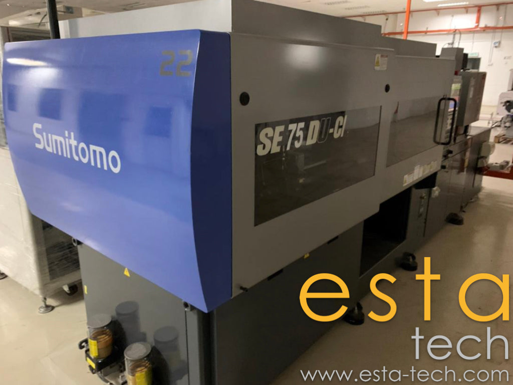 Sumitomo Machine SUMITOMO SE75D-CI (YR 2014) Used 2 Colour All Electric Plastic Injecti ...