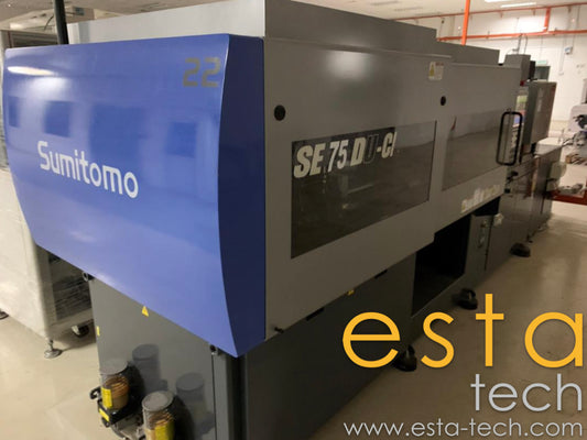 SUMITOMO SE75D-CI (YR 2014) Used 2 Colour All Electric Plastic Injection Moulding Machine