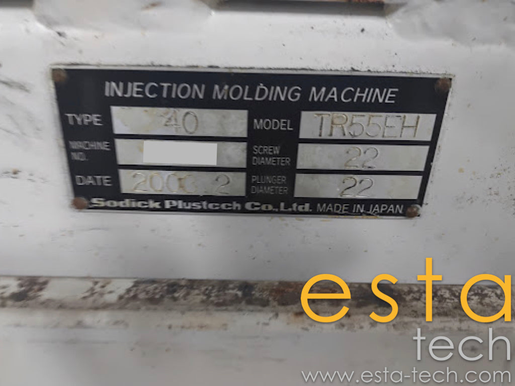 SODICK TR55EH Used Hybrid Plastic Injection Moulding Machines