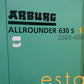 ARBURG ALLROUNDER 630S 2500-400 (YR 2013) Used Plastic Injection Moulding Machine