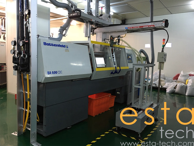 Ba.com Machine BATTENFELD BA 600/200 CDC (YR 1995) Used Plastic Injection Moulding Ma ...