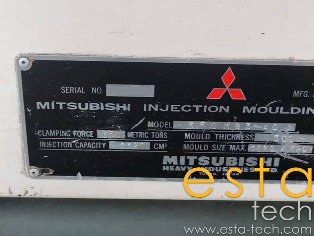MITSUBISHI 350MMIII, 450MMIII (YR 1998) Used Plastic Injection Moulding Machines for sale