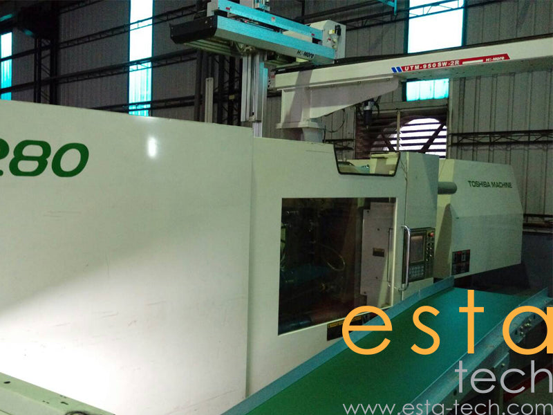 TOSHIBA EC280NII (YR 2002) Used All Electric Plastic Injection Moulding Machine